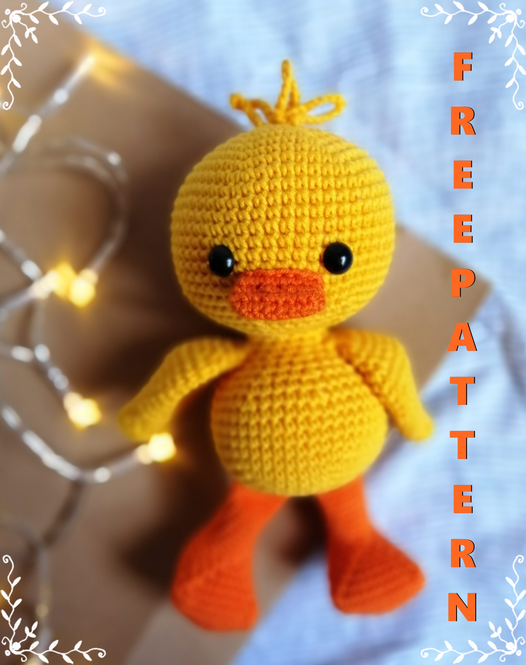 Amigurumi Cute Duck Free Pattern Crochet