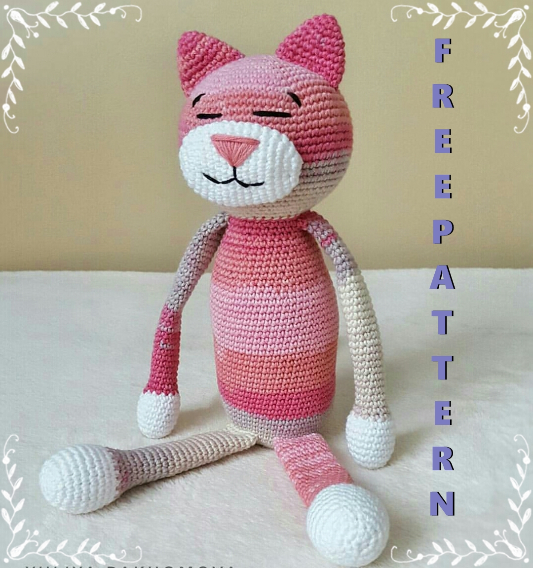 Amigurumi Large Cat Free Pattern Crochet