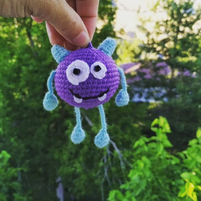 Amigurumi Teddy Bear Keychain Free Pattern – Crochet
