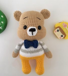 Amigurumi Chubby Teddy Bear Free Pattern – Crochet