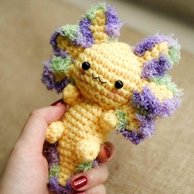 Crochet Axolotl Amigurumi Free Pattern – Crochet