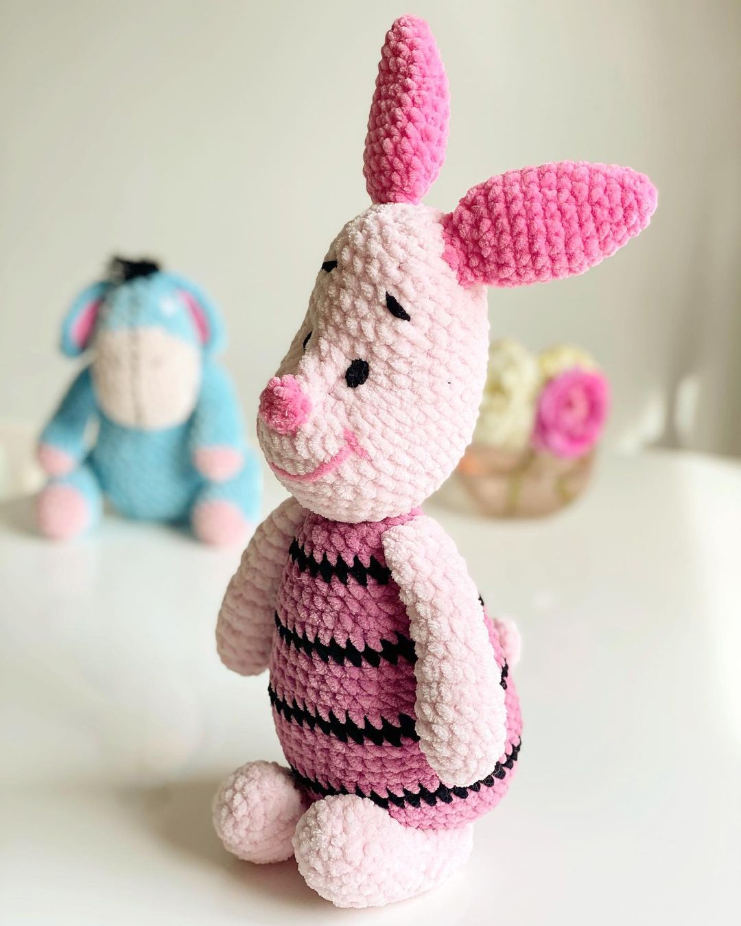 Amigurumi Piglet Keychain Free Crochet Pattern Crochet