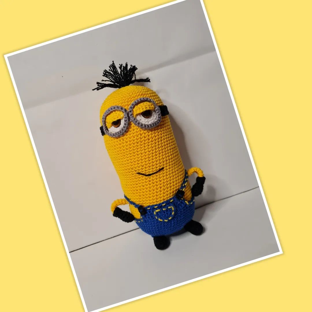 Amigurumi Plush Velvet Minion Crochet Pattern Crochet