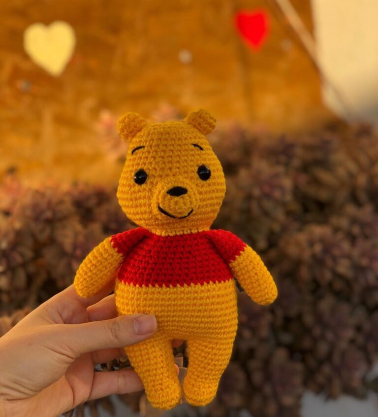 Amigurumi Winnie The Pooh Keychain Crochet Pattern – Crochet