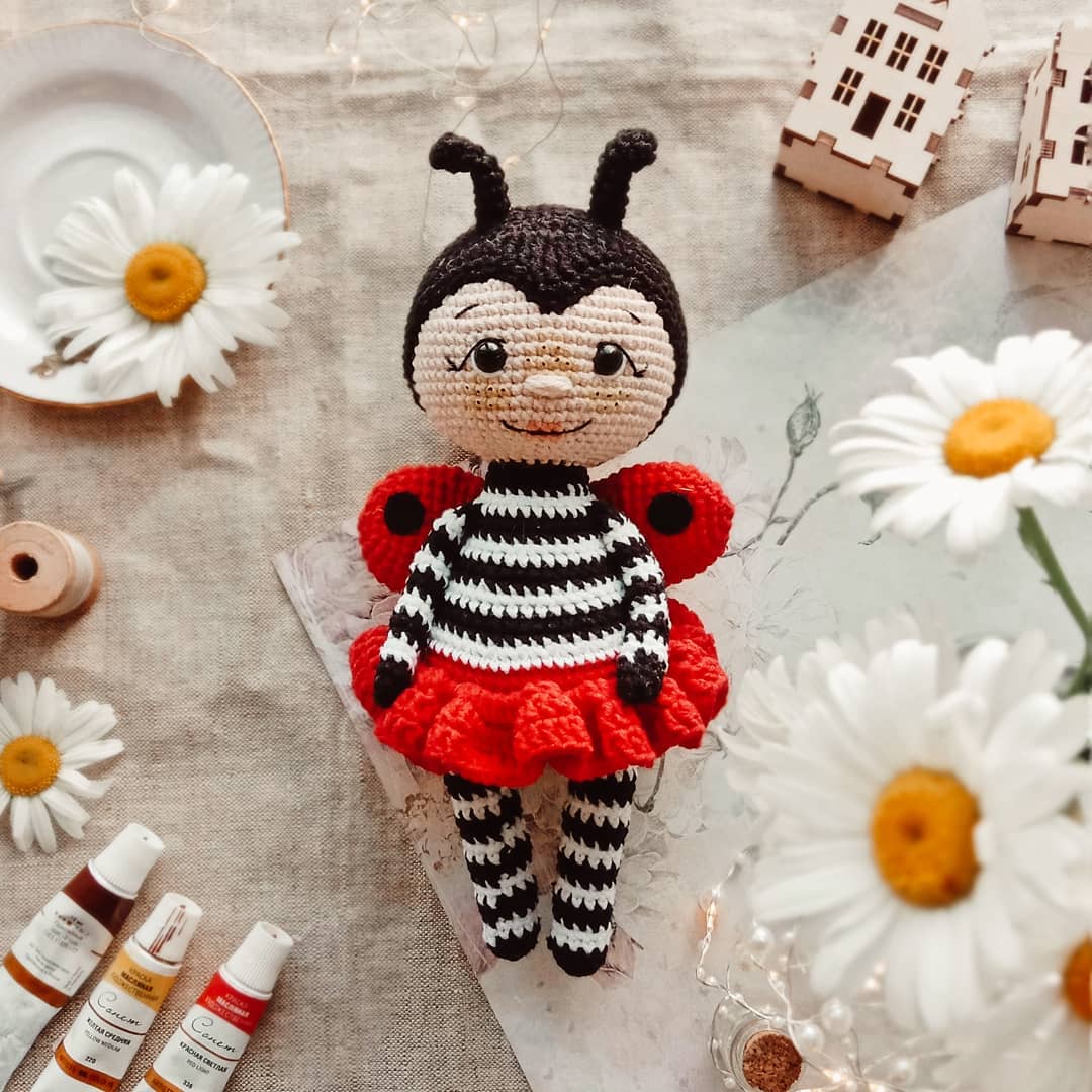 Ladybug Crochet Pattern
 Amigurumi Cute Ladybug Crochet Free Pattern – Crochet